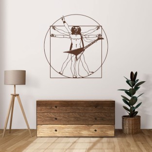 Vinilo decorativo leonardo da vinci hombre de vitruvio Vinilo decorativo leonardo da vinci hombre de vitruvio